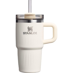 STANLEY Quencher H2.0 Flow State Tumbler, 20 oz, Frost Sprinkle(Fluted Cream Gloss)