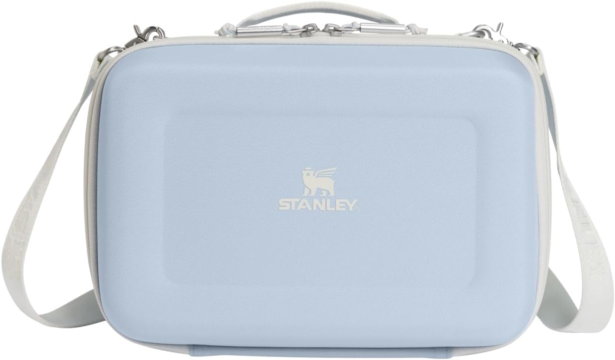 image:imageSTANLEY All Day Mini Lunch Box 42quart EVA Insulated Lunch Bag Crush Resistant Adjustable Strap BPAFree Dew DropBlue Dream Stone
