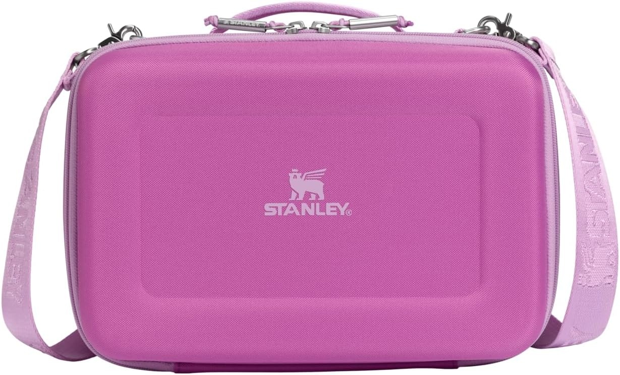 image:imageSTANLEY All Day Mini Lunch Box 42quart EVA Insulated Lunch Bag Crush Resistant Adjustable Strap BPAFree Dew DropDark Blossom