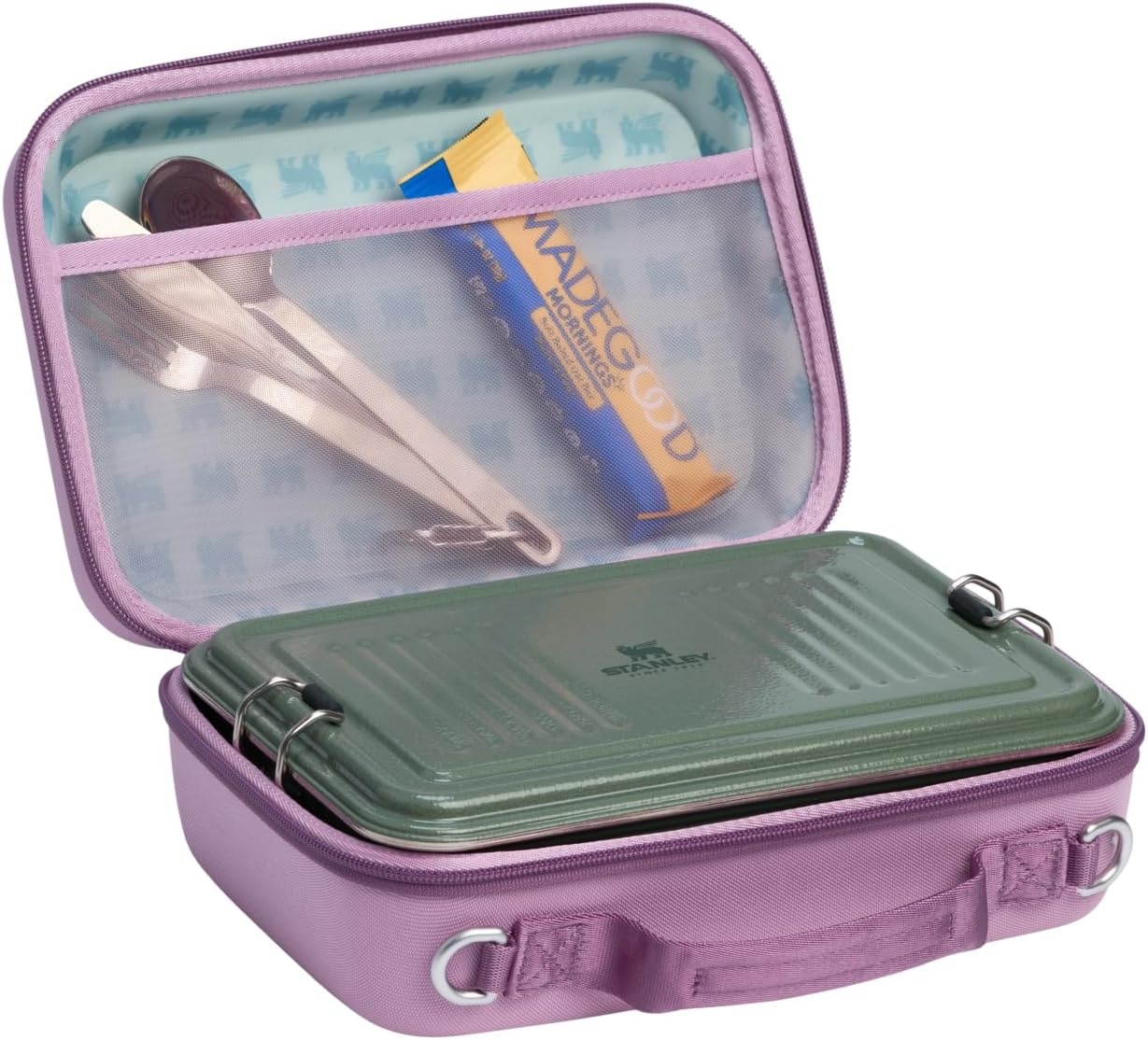 image:imageSTANLEY All Day Mini Lunch Box 42quart EVA Insulated Lunch Bag Crush Resistant Adjustable Strap BPAFree Dew DropLilac