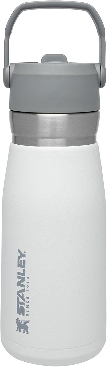 image:imageSTANLEY IceFlow Flip Straw Water Bottle 17 oz BuiltIn Straw for Travel and Sports Lightweight and Leak Resistant Insulated Stainless Steel BPAFree PolarPolar 10