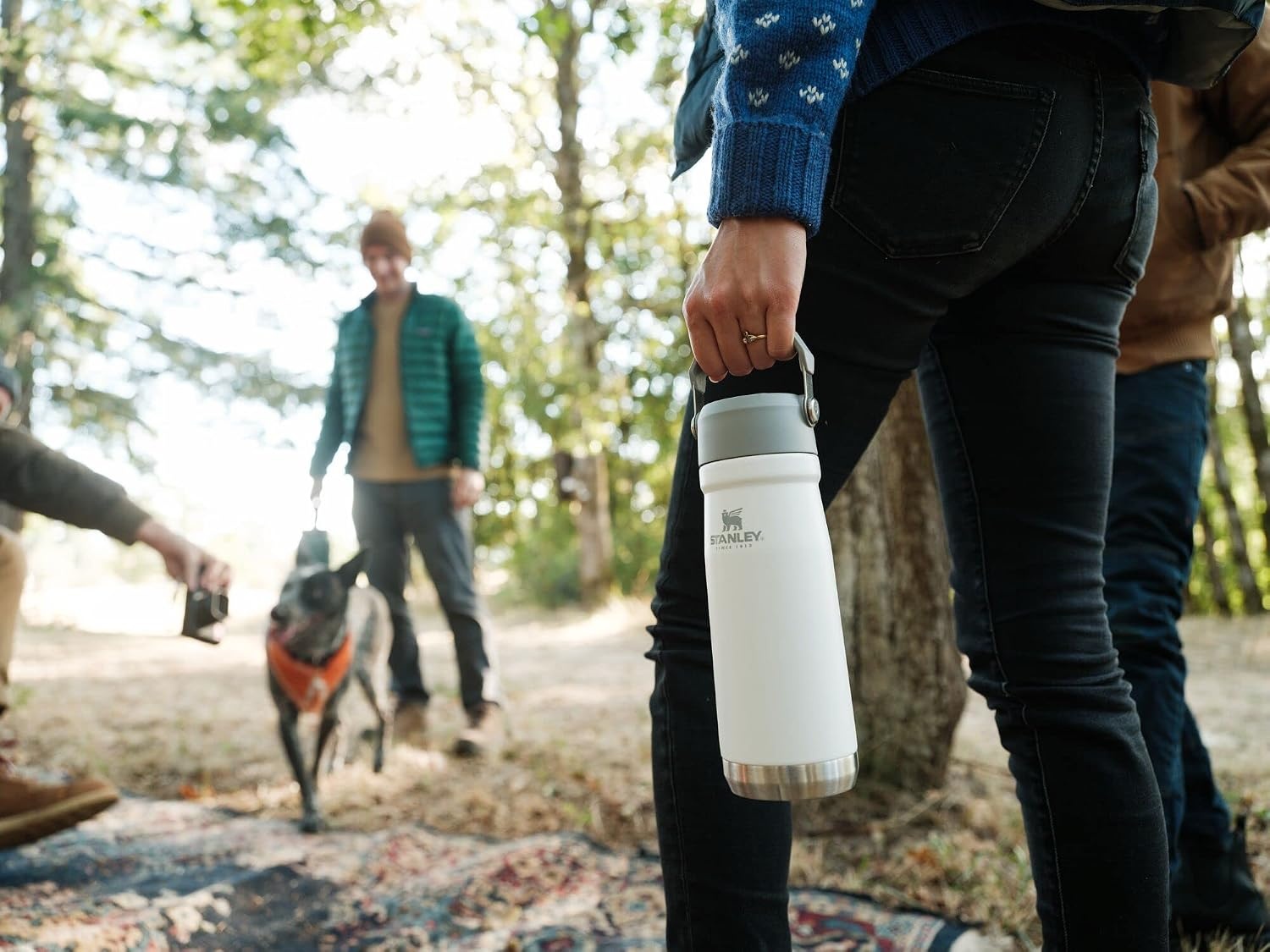 image:imageSTANLEY IceFlow Flip Straw Water Bottle 17 oz BuiltIn Straw for Travel and Sports Lightweight and Leak Resistant Insulated Stainless Steel BPAFree PolarPolar 10