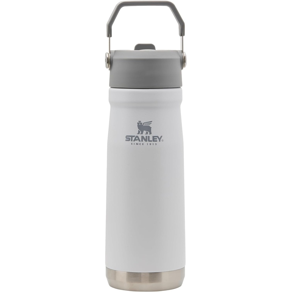 image:imageSTANLEY IceFlow Flip Straw Water Bottle 17 oz BuiltIn Straw for Travel and Sports Lightweight and Leak Resistant Insulated Stainless Steel BPAFree PolarPolar 10