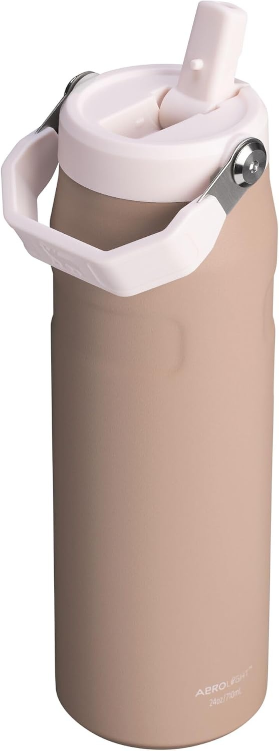 image:imageSTANLEY IceFlow Flip Straw 20 Bottle 24 oz Caitlin Clark FutureAlmond Rose