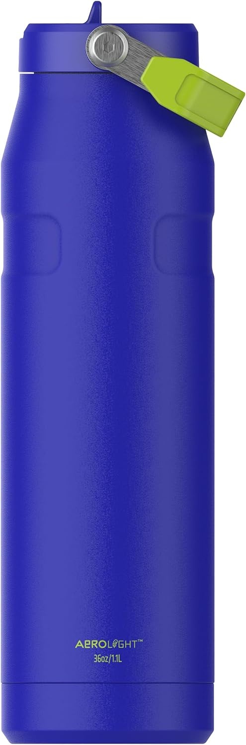 image:imageSTANLEY IceFlow Flip Straw 20 Bottle 24 oz Caitlin Clark FutureCobalt Chartreuse