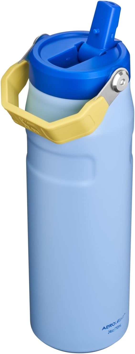 image:imageSTANLEY IceFlow Flip Straw 20 Bottle 24 oz Caitlin Clark FutureCornflower Admiral Blue