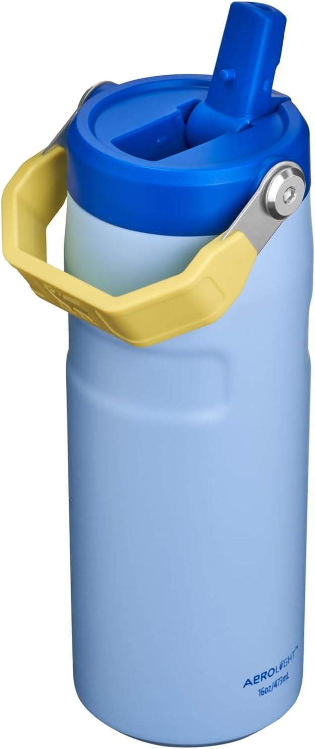 image:imageSTANLEY IceFlow Flip Straw 20 Bottle 24 oz Caitlin Clark FutureCornflower Admiral Blue
