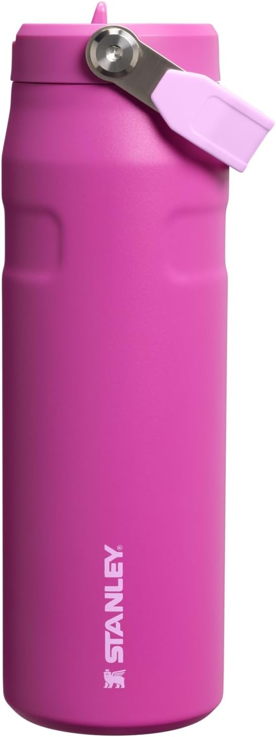 image:imageSTANLEY IceFlow Flip Straw 20 Bottle 24 oz Caitlin Clark FutureDark Blossom