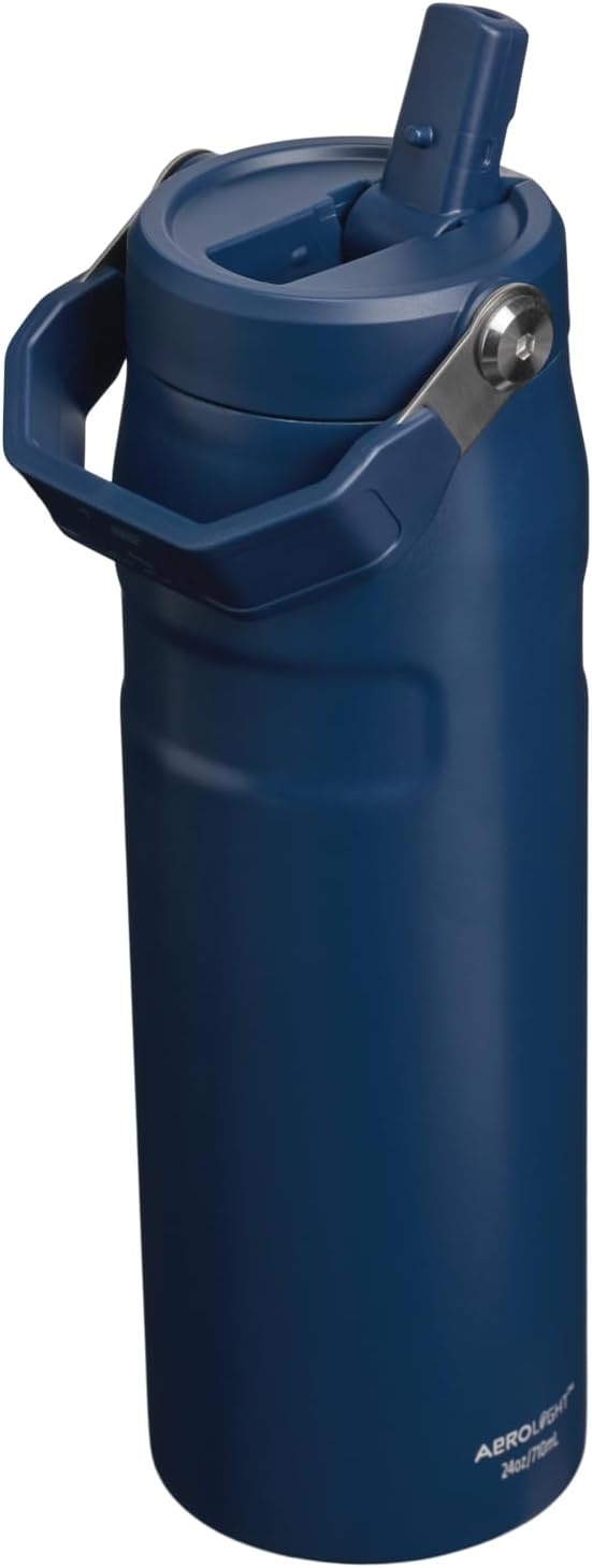 image:imageSTANLEY IceFlow Flip Straw 20 Bottle 24 oz Caitlin Clark FutureDark Navy