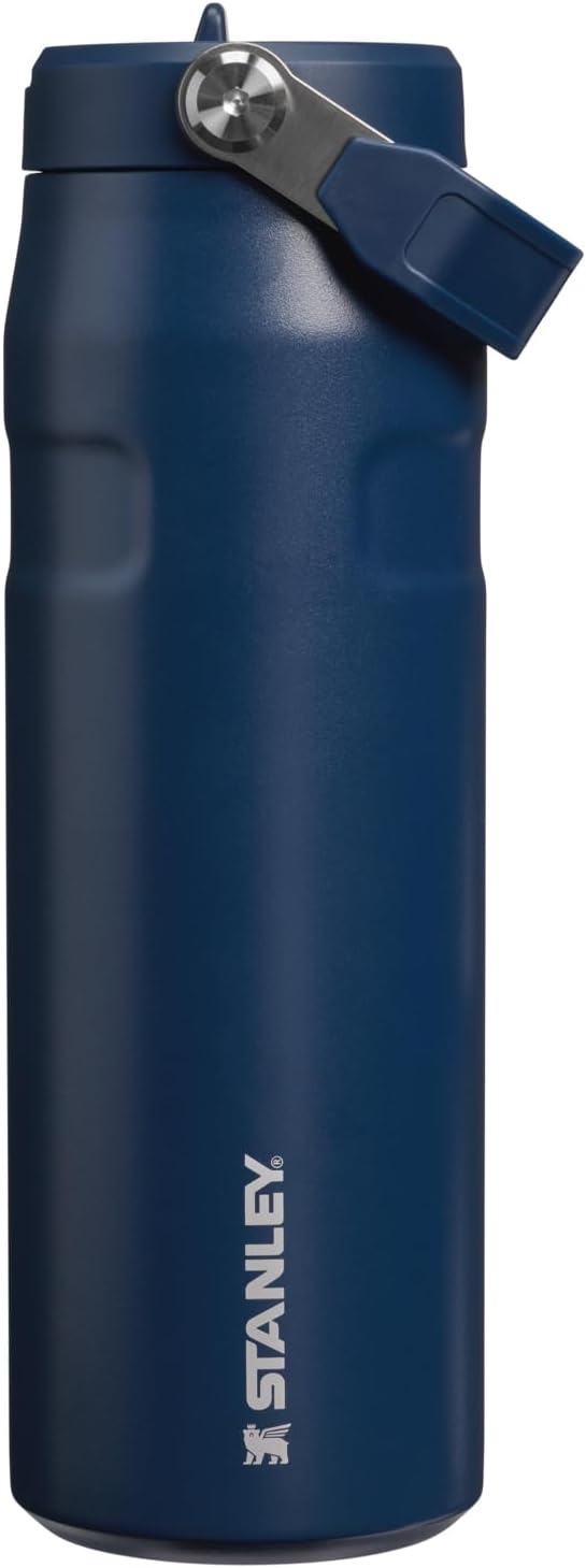 image:imageSTANLEY IceFlow Flip Straw 20 Bottle 24 oz Caitlin Clark FutureDark Navy