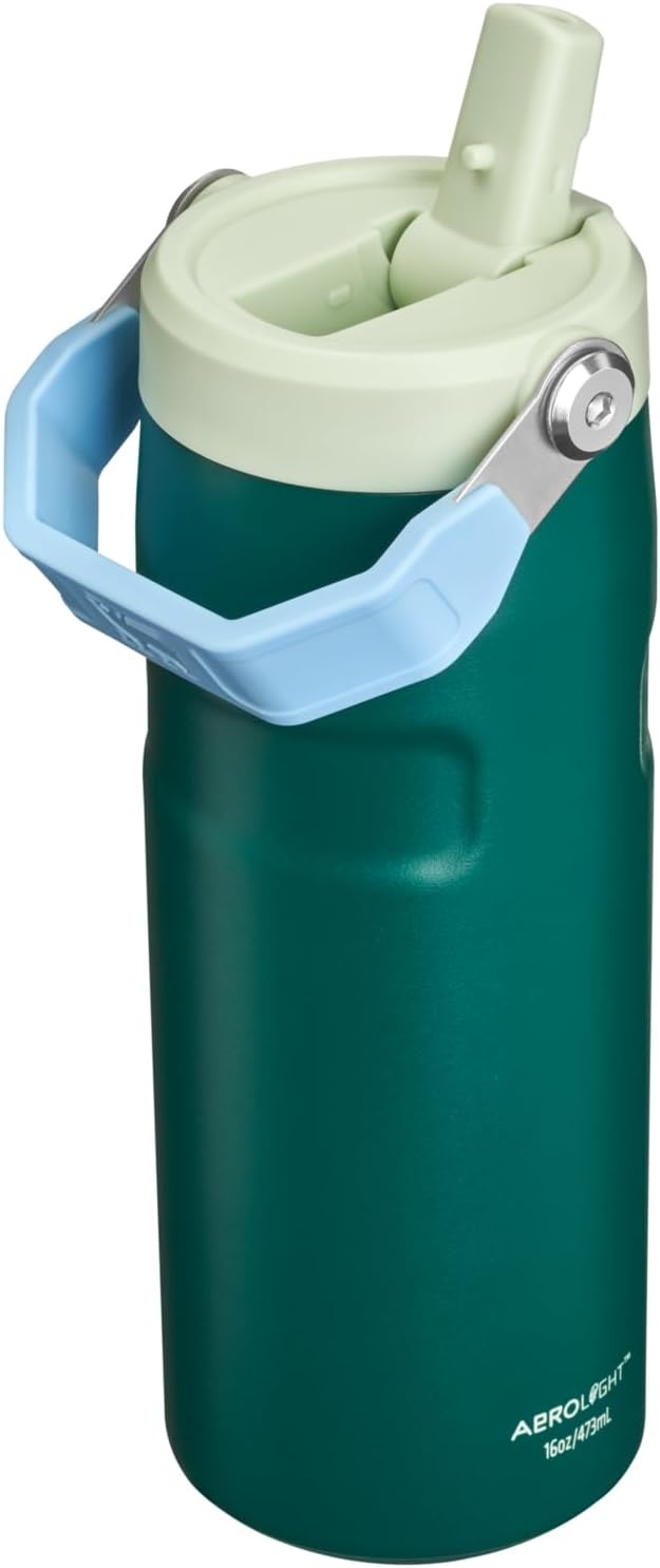 image:imageSTANLEY IceFlow Flip Straw 20 Bottle 24 oz Caitlin Clark FutureEmerald Honeydew