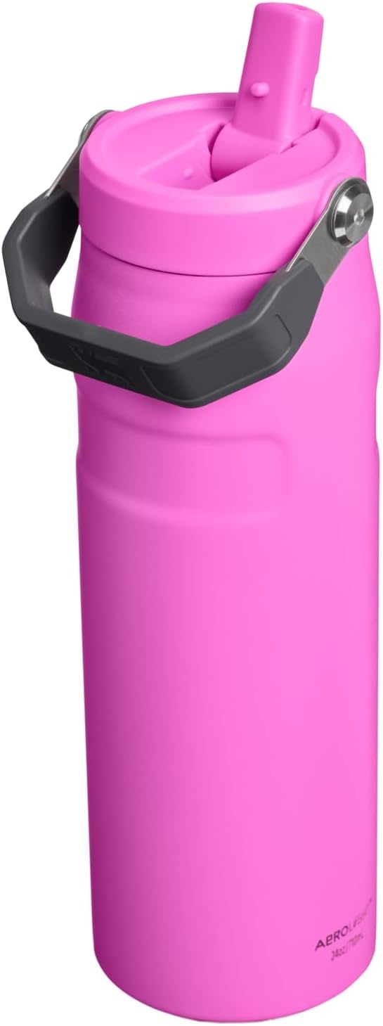 image:imageSTANLEY IceFlow Flip Straw 20 Bottle 24 oz Caitlin Clark FutureHot Pink