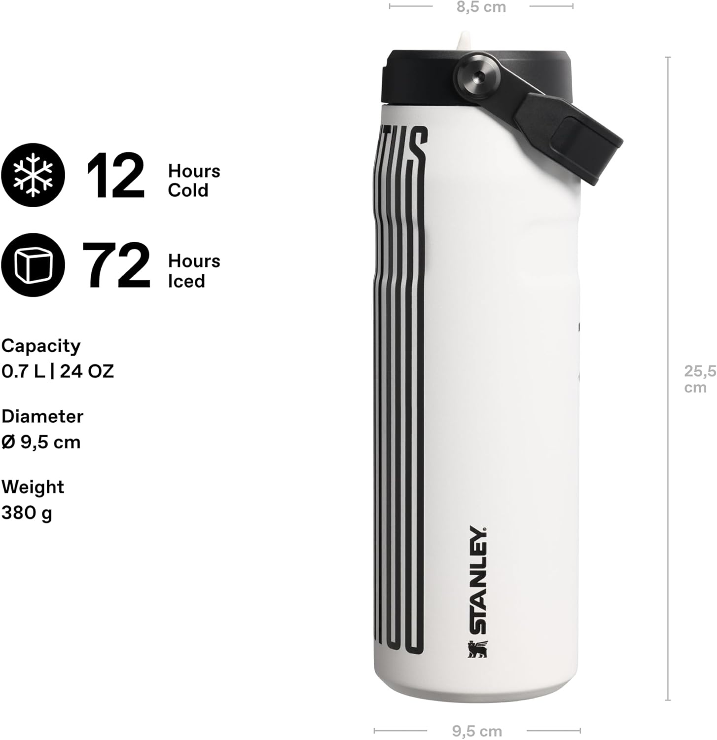 image:imageSTANLEY IceFlow Flip Straw 20 Bottle 24 oz Caitlin Clark FutureJuventus