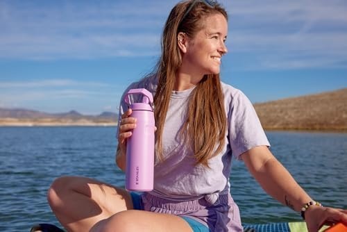 image:imageSTANLEY IceFlow Flip Straw 20 Bottle 24 oz Caitlin Clark FuturePlum