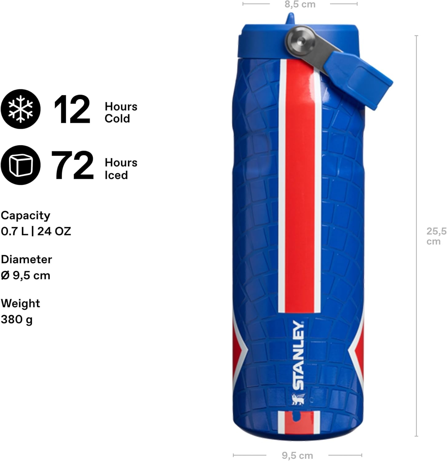 image:imageSTANLEY IceFlow Flip Straw 20 Bottle 24 oz Caitlin Clark FuturePsg Nouveau