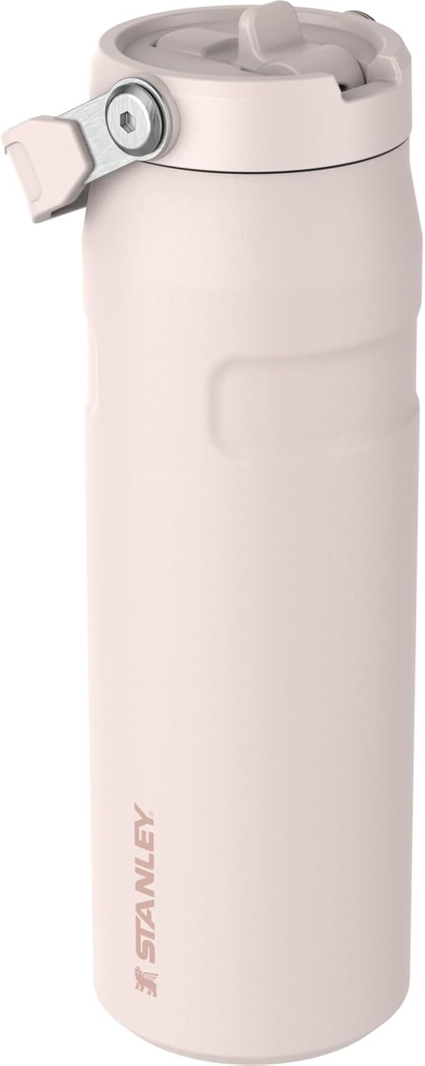 image:imageSTANLEY IceFlow Flip Straw 20 Bottle 24 oz Caitlin Clark FutureRose Quartz