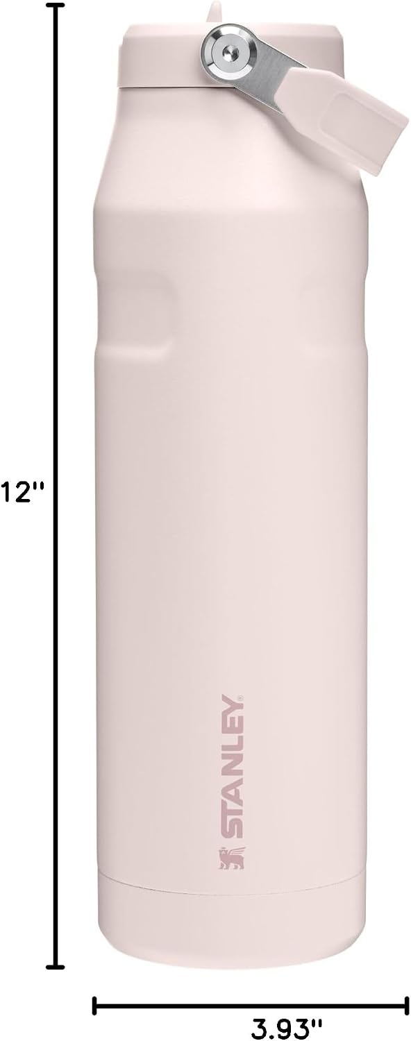 image:imageSTANLEY IceFlow Flip Straw 20 Bottle 24 oz Caitlin Clark FutureRose Quartz