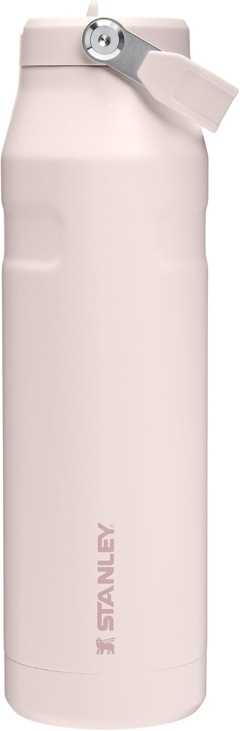 image:imageSTANLEY IceFlow Flip Straw 20 Bottle 24 oz Caitlin Clark FutureRose Quartz
