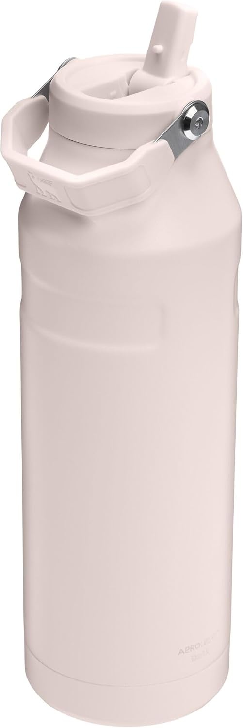 image:imageSTANLEY IceFlow Flip Straw 20 Bottle 24 oz Caitlin Clark FutureRose Quartz