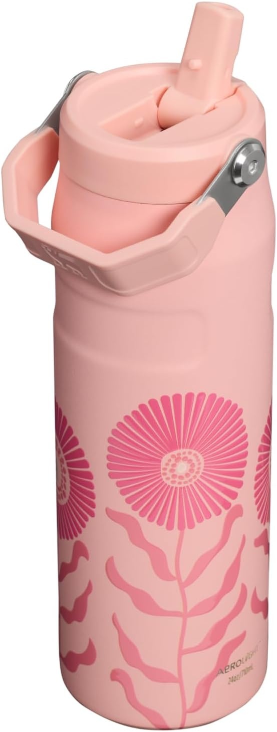 image:imageSTANLEY IceFlow Flip Straw 20 Bottle 24 oz Caitlin Clark FutureSorbet Garden