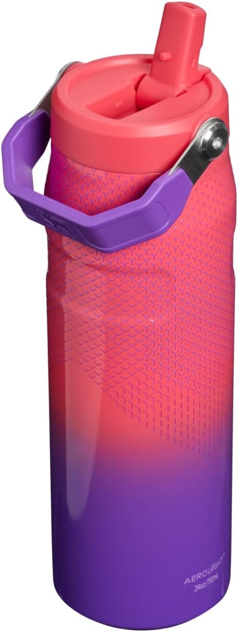 image:imageSTANLEY IceFlow Flip Straw 20 Bottle 24 oz Caitlin Clark FutureVermilion Hypergrip
