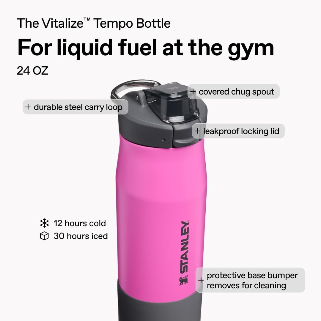 image:imageSTANLEY Vitalize Tempo Bottle 24 oz Caitlin Clark FutureHot Pink