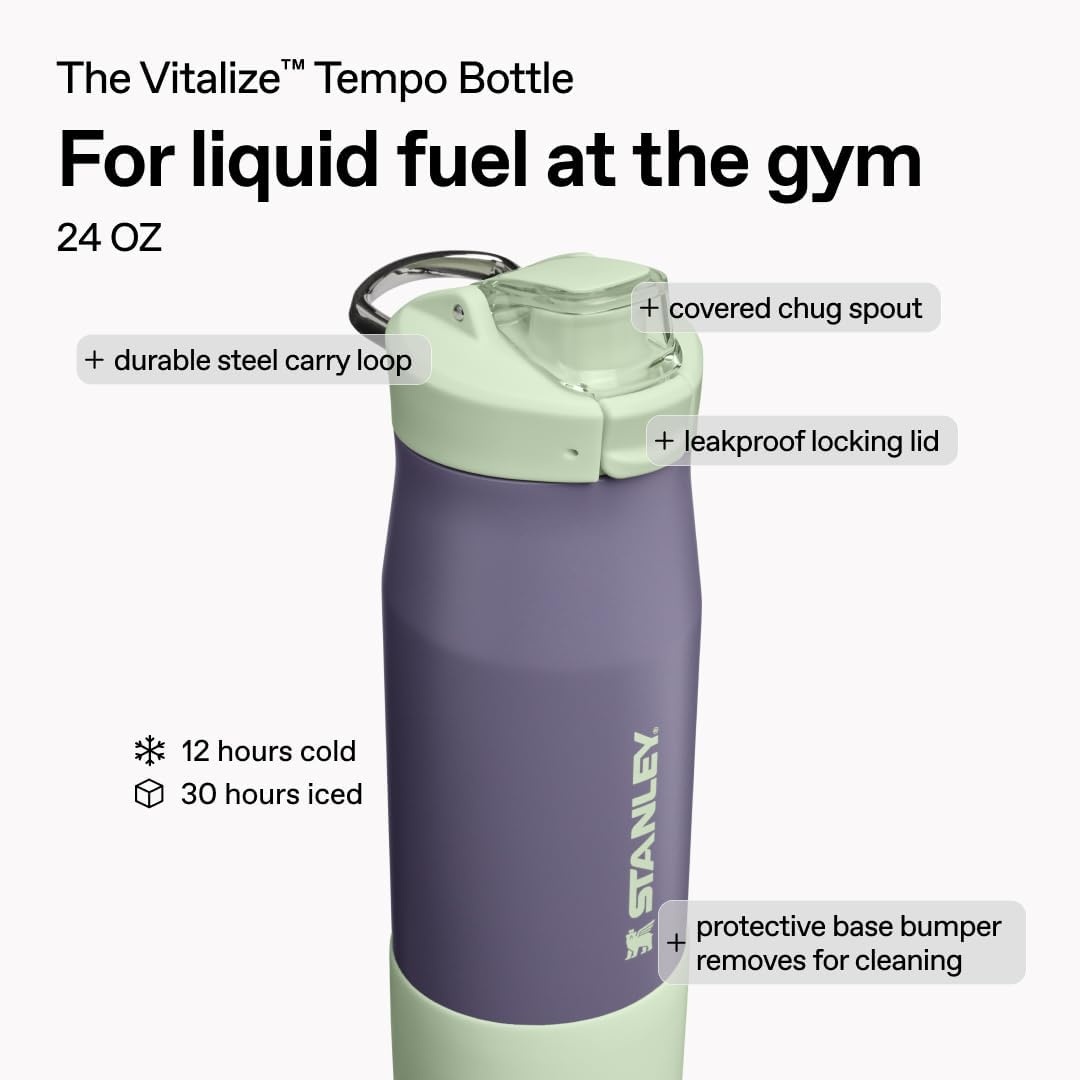 image:imageSTANLEY Vitalize Tempo Bottle 24 oz Caitlin Clark FuturePurple Umbra