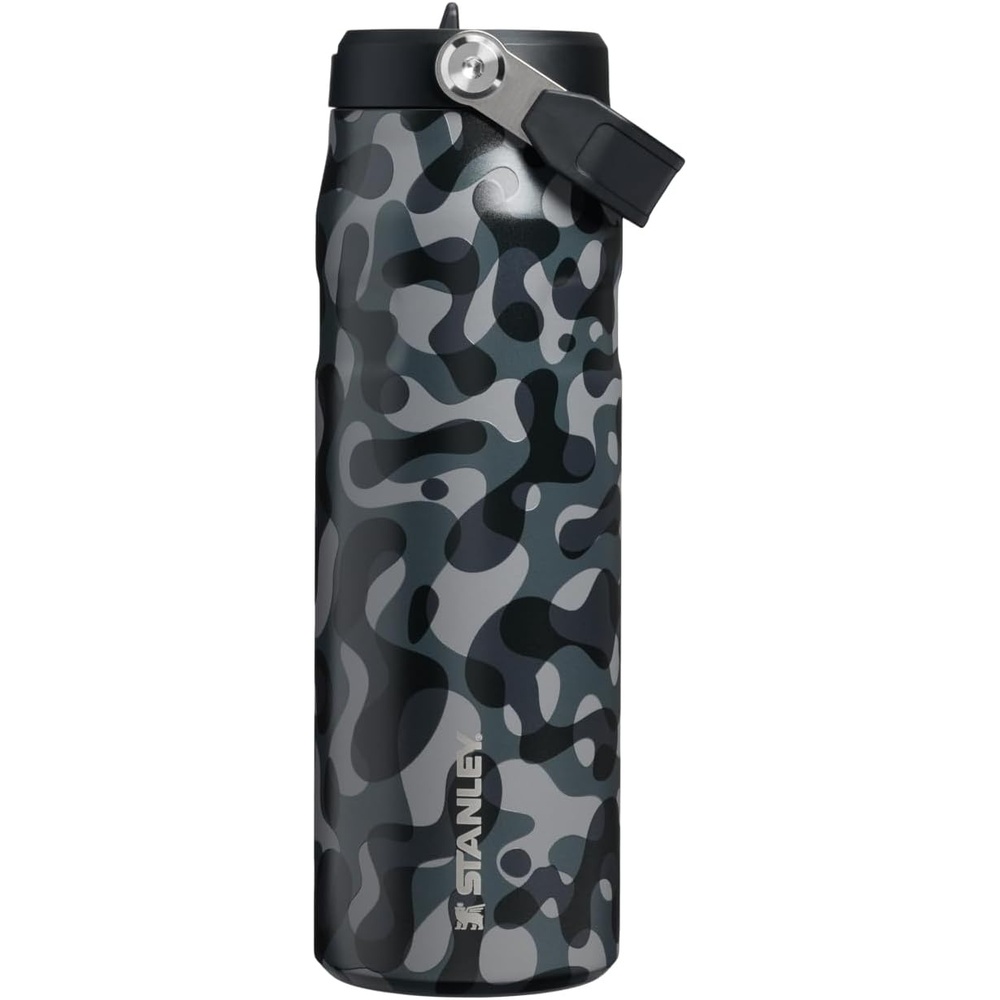 image:imageSTANLEY IceFlow Flip Straw 20 Bottle 24 oz Caitlin Clark FutureBlack Interfusion