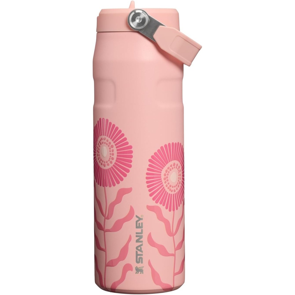 image:imageSTANLEY IceFlow Flip Straw 20 Bottle 24 oz Caitlin Clark FutureSorbet Garden