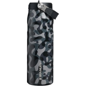 STANLEY IceFlow Flip Straw 2.0 Bottle, 24 oz, Caitlin Clark Future(Black Interfusion)