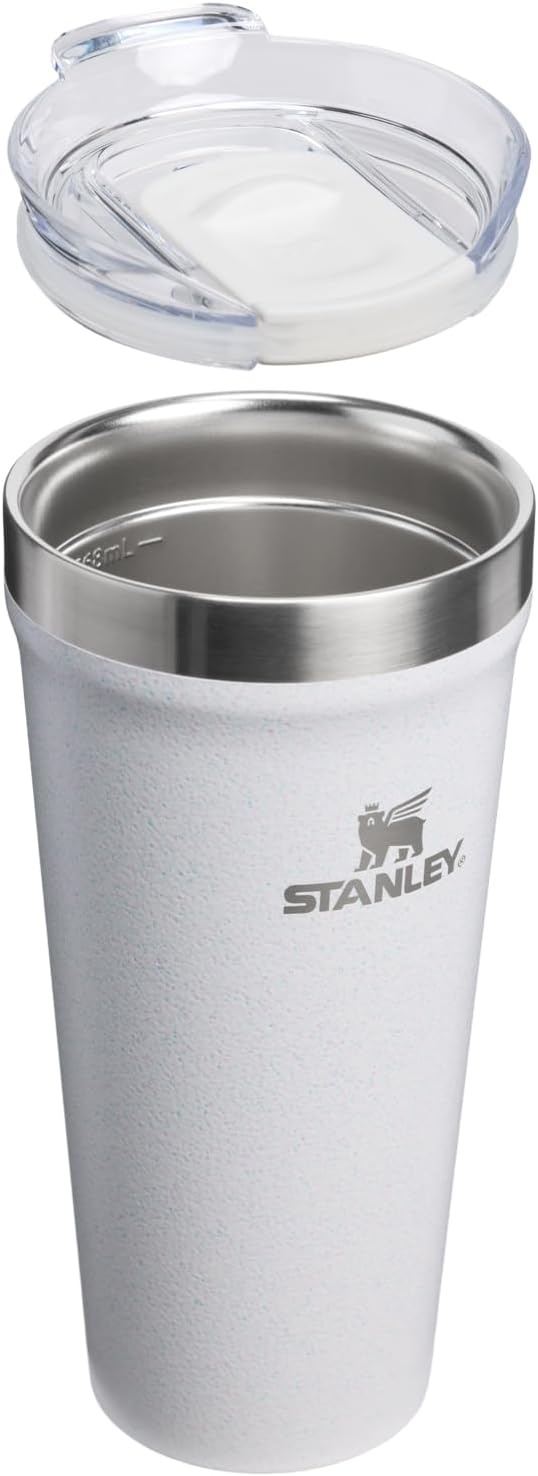 image:imageSTANLEY Everyday Tumbler 16 oz Press Fit Drink Through Lid Beverage Coffee and Cocktail Cup Insulated Stainless Steel Wine Glass BPAFree Sunset SpiralFrost Sprinkle