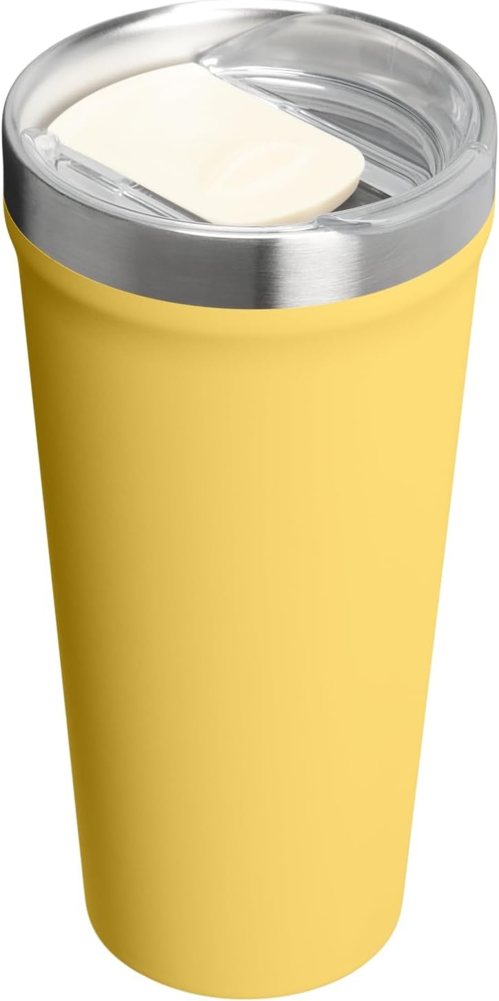 image:imageSTANLEY Everyday Tumbler 16 oz Press Fit Drink Through Lid Beverage Coffee and Cocktail Cup Insulated Stainless Steel Wine Glass BPAFree Sunset SpiralDaffodil