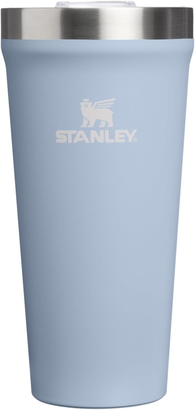 image:imageSTANLEY Everyday Tumbler 16 oz Press Fit Drink Through Lid Beverage Coffee and Cocktail Cup Insulated Stainless Steel Wine Glass BPAFree Sunset SpiralBlue Dream Stone