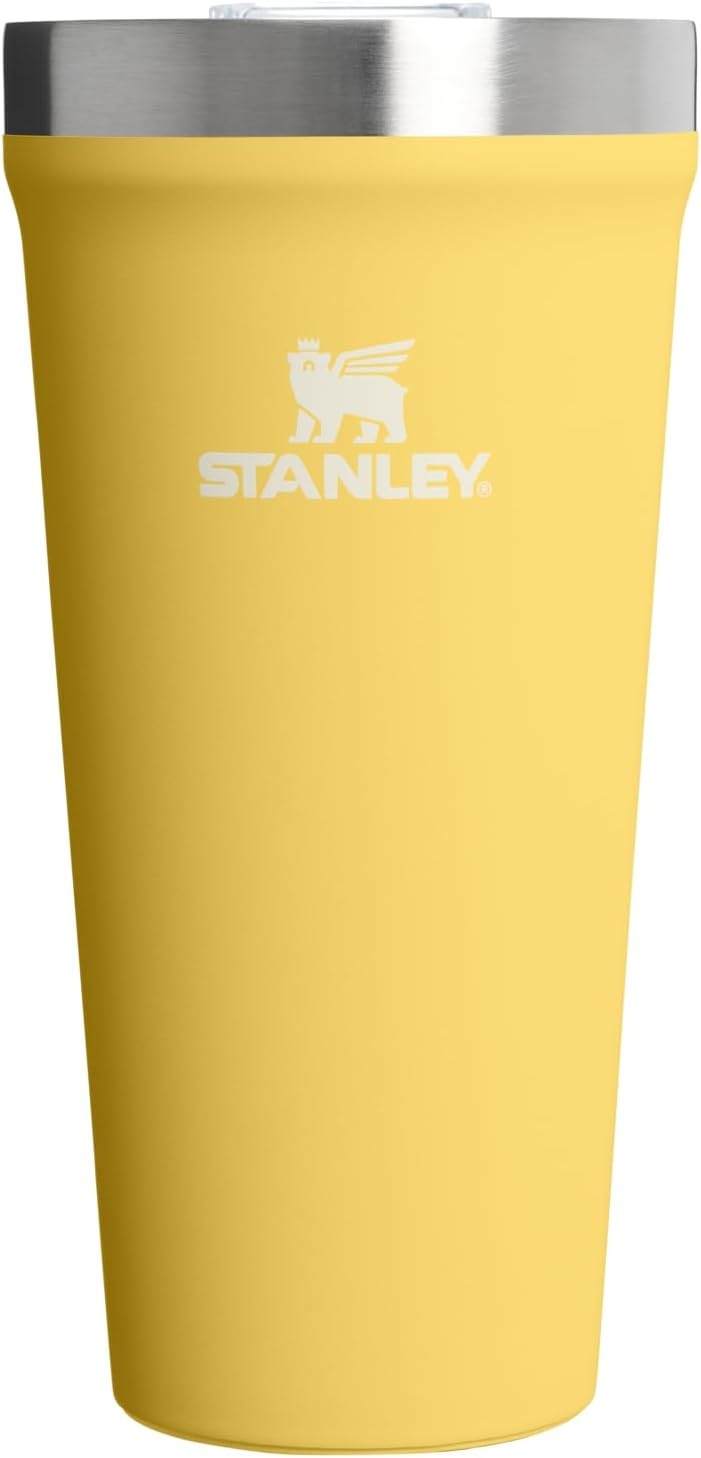 image:imageSTANLEY Everyday Tumbler 16 oz Press Fit Drink Through Lid Beverage Coffee and Cocktail Cup Insulated Stainless Steel Wine Glass BPAFree Sunset SpiralDaffodil