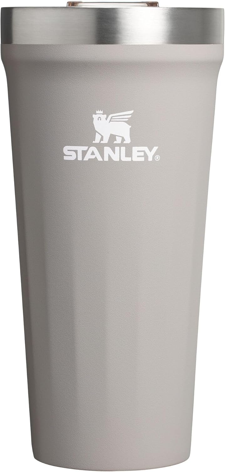 image:imageSTANLEY Everyday Tumbler 16 oz Press Fit Drink Through Lid Beverage Coffee and Cocktail Cup Insulated Stainless Steel Wine Glass BPAFree Sunset SpiralAsh