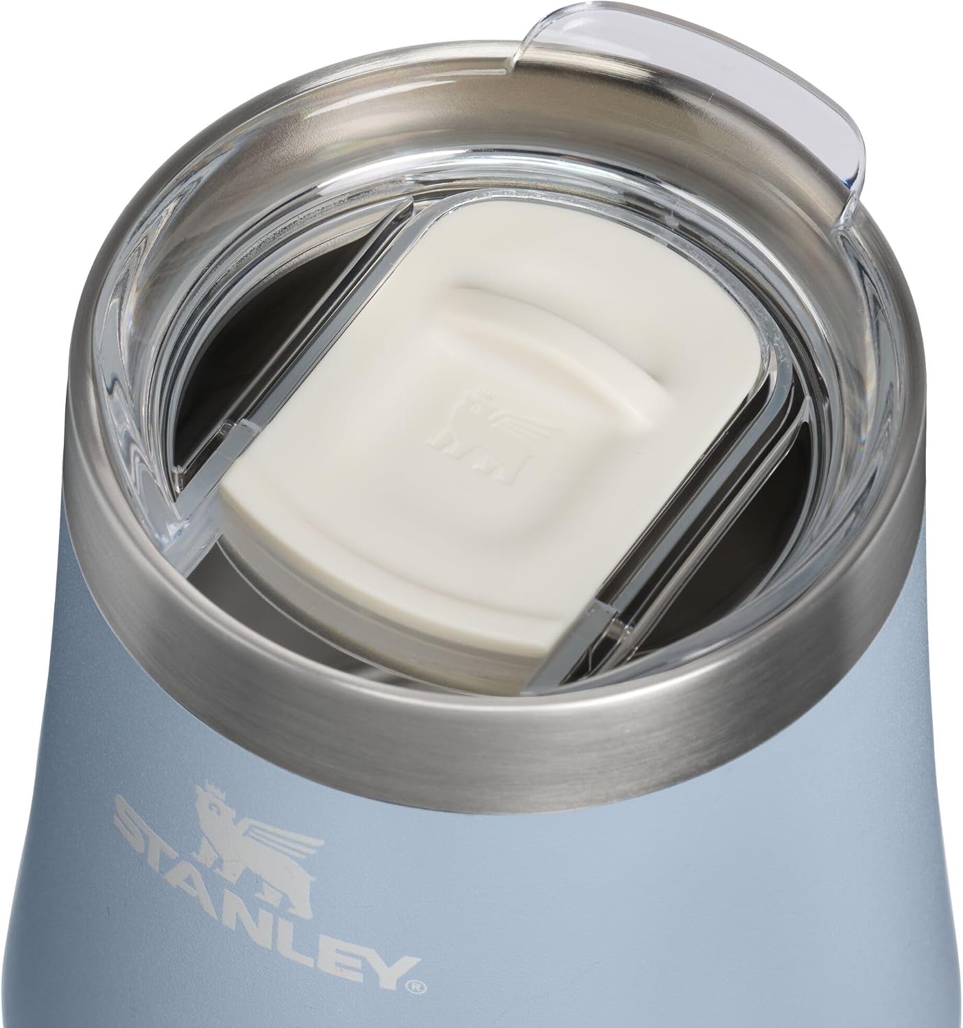 image:imageSTANLEY Reserve Wine Tumbler 11 oz Stainless Steel Travel Mug For Wine Cocktails Soda Keeps Drinks Cold for Hours BPAFree Blue Dream StoneBlue Dream Stone