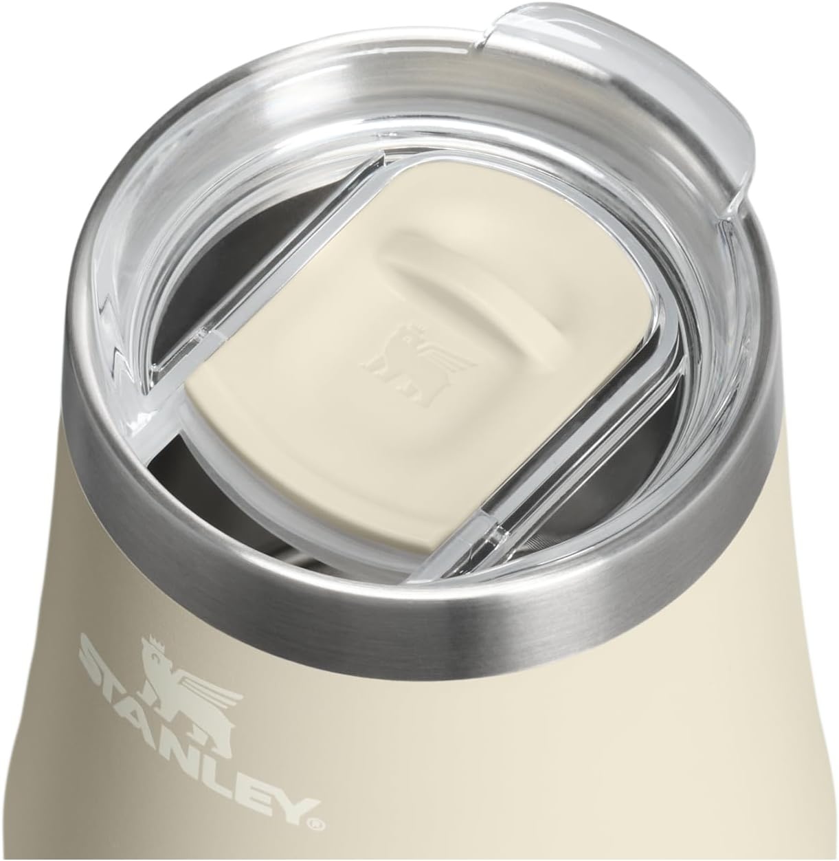 image:imageSTANLEY Reserve Wine Tumbler 11 oz Stainless Steel Travel Mug For Wine Cocktails Soda Keeps Drinks Cold for Hours BPAFree Blue Dream StoneToasted Almond