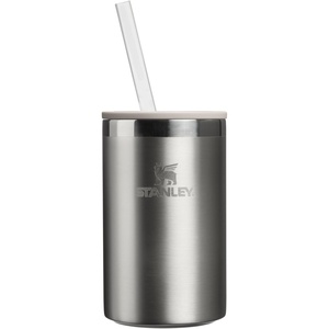 STANLEY Everyday Can Cooler Cup 10 oz | Beer, Seltzers, Soda, and Energy Drinks | Doubles as Tumbler | Insulated Stainless Steel Drink Holder | BPA-Free | Stainless Steel Ash
