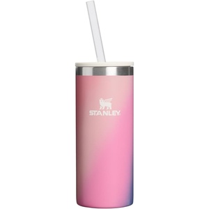 STANLEY Everyday Can Cooler Cup 10 oz Slim | Beer, Seltzers, Soda, and Energy Drinks | Doubles as Tumbler | Insulated Stainless Steel Drink Holder | BPA-Free | Sunset Spiral