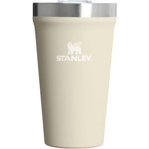 STANLEY Everyday Tumbler 16 oz | Press Fit Drink Through Lid | Beverage, Coffee, and Cocktail Cup | Insulated Stainless Steel Wine Glass | BPA-Free | Sunset Spiral(Toasted Almond)