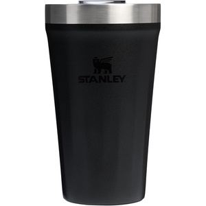 STANLEY Everyday Tumbler 16 oz | Press Fit Drink Through Lid | Beverage, Coffee, and Cocktail Cup | Insulated Stainless Steel Wine Glass | BPA-Free | Sunset Spiral(Black 2.0)