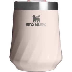 STANLEY Reserve Wine Tumbler | 11 oz Stainless Steel Travel Mug For Wine, Cocktails, Soda | Keeps Drinks Cold for Hours | BPA-Free | Blue Dream Stone(Rose Quartz Gloss)