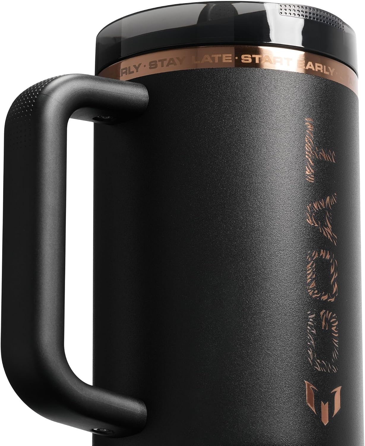 image:imageSTANLEY Quencher ProTour Flipstraw Tumbler 30 oz Caitlin Clark FutureMessi Goat Black