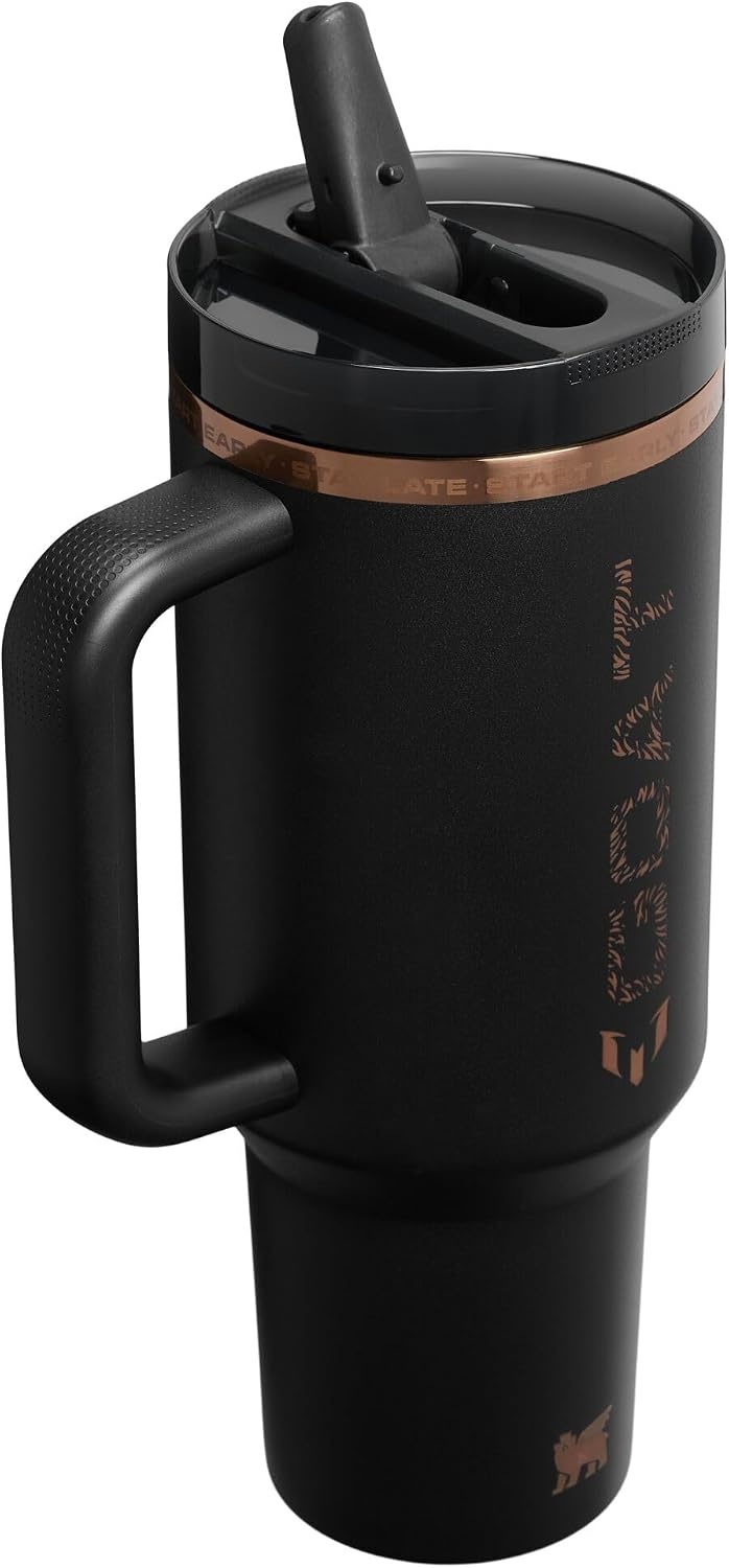 image:imageSTANLEY Quencher ProTour Flipstraw Tumbler 30 oz Caitlin Clark FutureMessi Goat Black