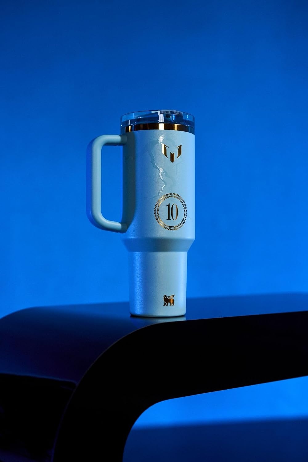 image:imageSTANLEY Quencher ProTour Flipstraw Tumbler 30 oz Caitlin Clark FutureMessi Striker Blue