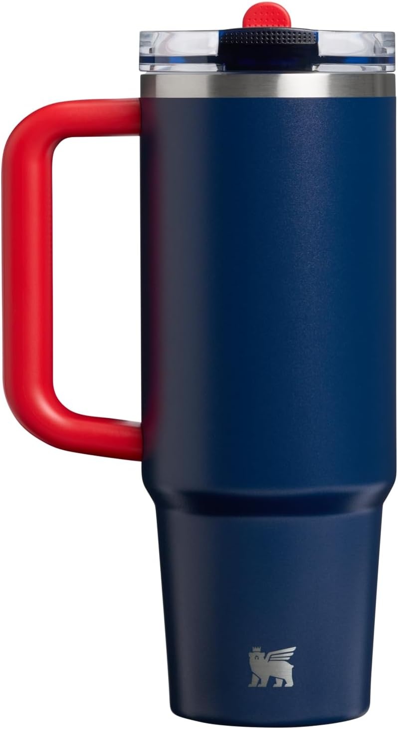 image:imageSTANLEY Quencher ProTour Flipstraw Tumbler 30 oz Caitlin Clark FutureTeam Navy Red