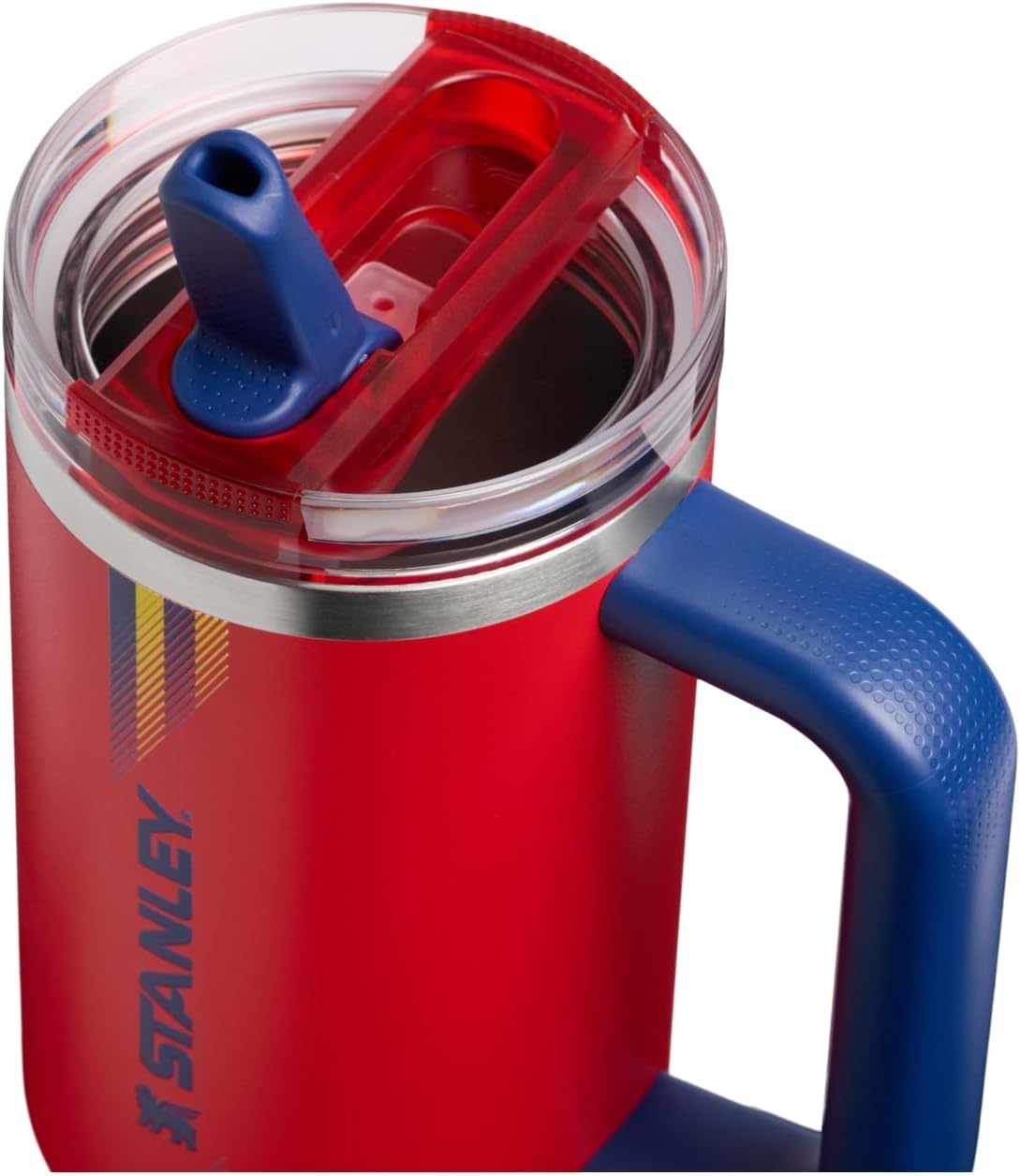 image:imageSTANLEY Quencher ProTour Flipstraw Tumbler 30 oz Caitlin Clark FutureTeam Red Dark Blue