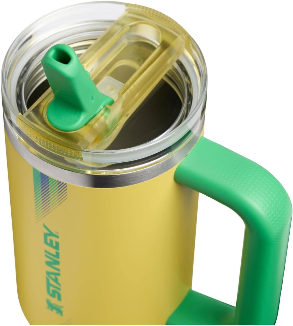 image:imageSTANLEY Quencher ProTour Flipstraw Tumbler 30 oz Caitlin Clark FutureTeam Yellow Green
