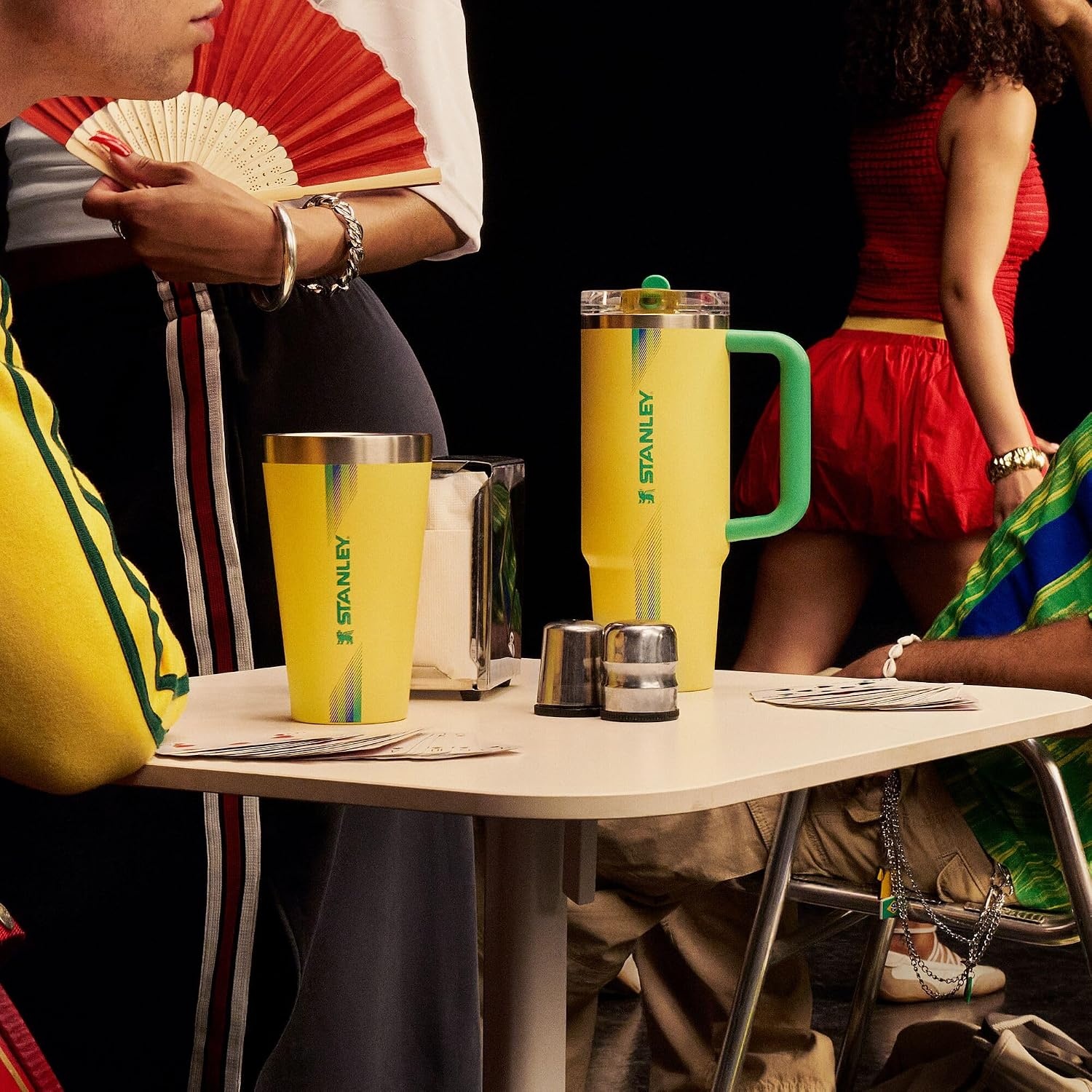 image:imageSTANLEY Quencher ProTour Flipstraw Tumbler 30 oz Caitlin Clark FutureTeam Yellow Green