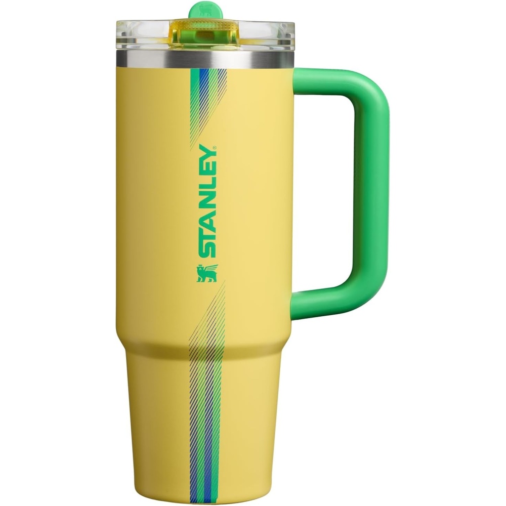 image:imageSTANLEY Quencher ProTour Flipstraw Tumbler 30 oz Caitlin Clark FutureTeam Yellow Green